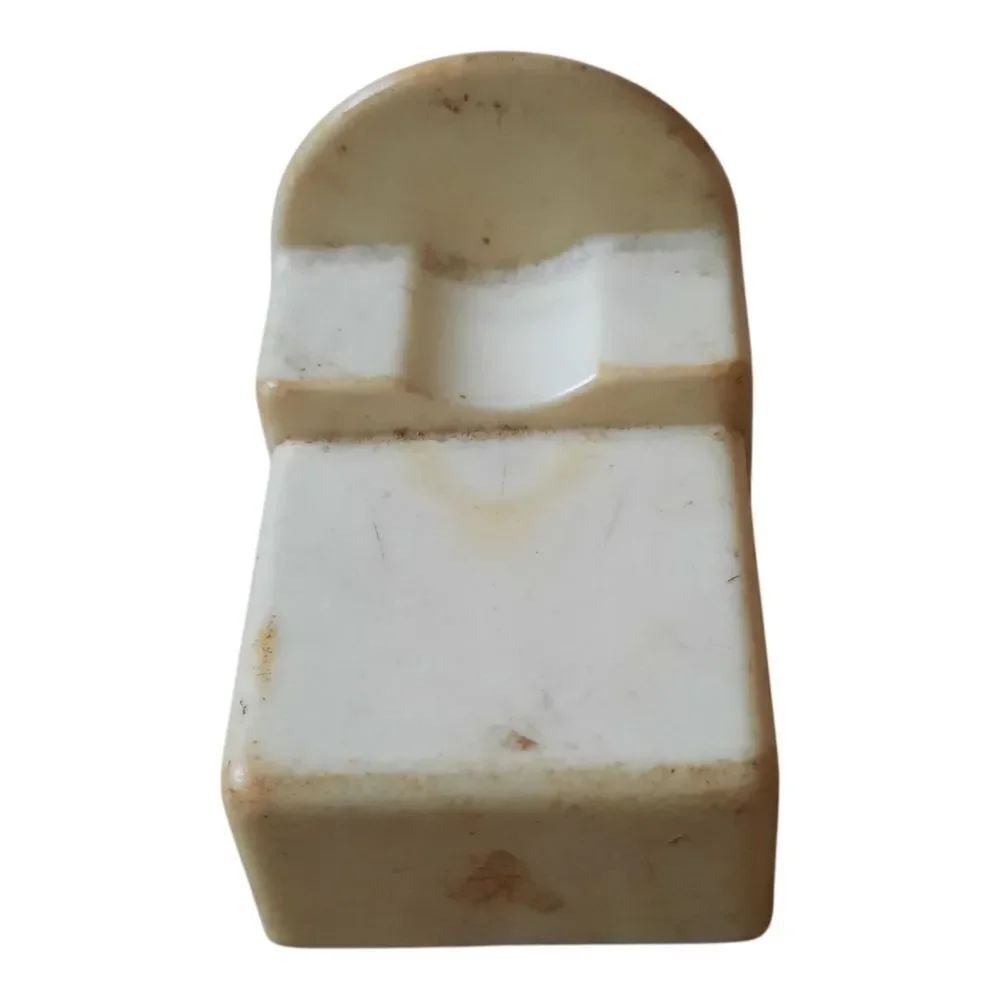 Cream and White Doll Bed